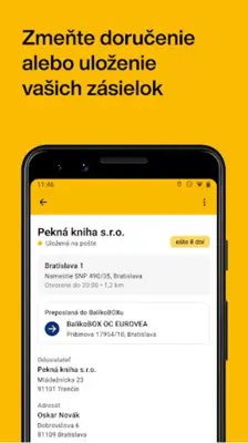 Pošta android App screenshot 2